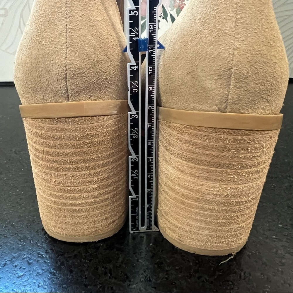 Joie Wavenly Suede Block Heel 8.5 - Picture 5 of 7